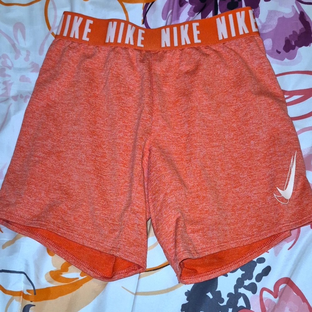 Girl's Nike Dri-Fit Shorts Size Small Red Pink